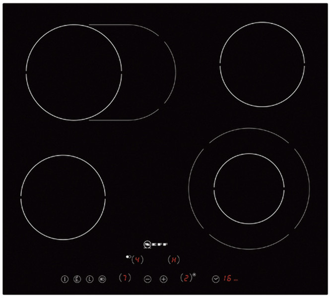 Neff T15D40 Встроенный Induction hob Черный плита