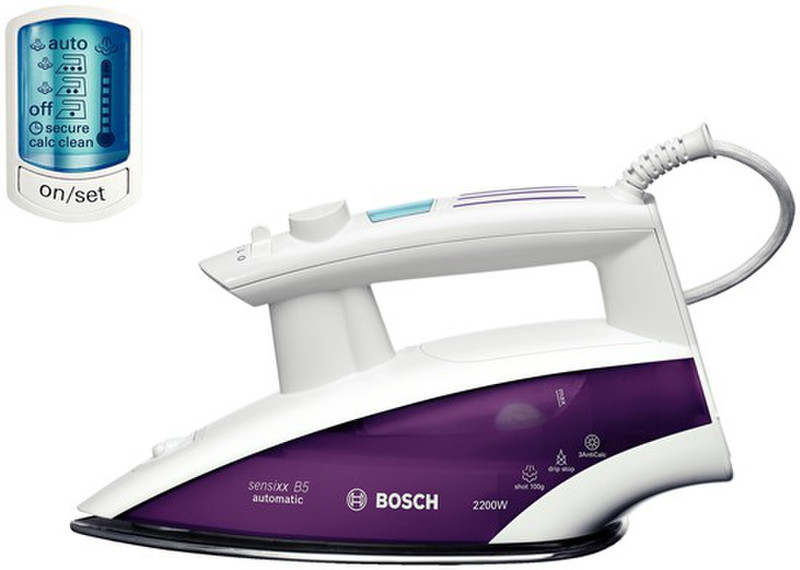 Bosch TDA6662 Steam iron Фиолетовый утюг