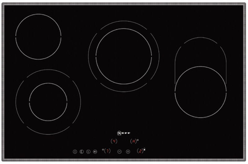 Neff T12D80 Встроенный Induction hob Черный плита