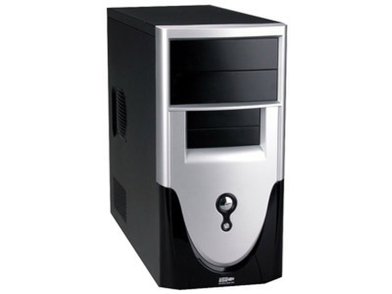 Apex Computer Technology TX-319-S Micro-Tower 300W Black,Silver computer case