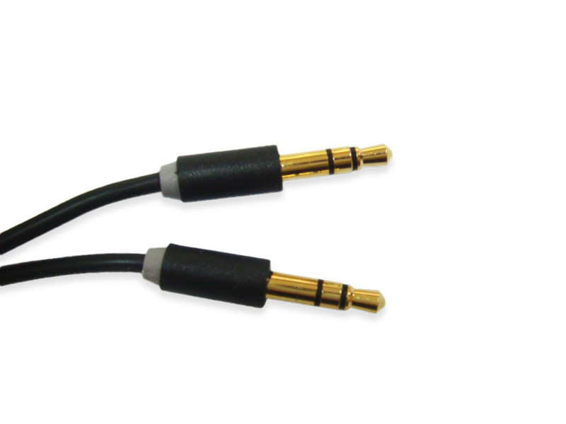 Gecko GG100019 1m 3.5mm 3.5mm Black audio cable
