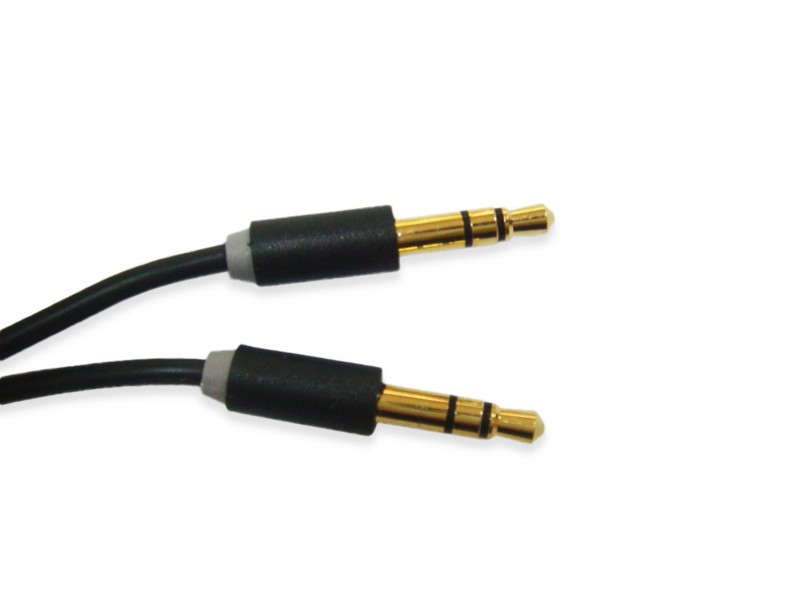 Gecko GG100019 1m 3.5mm 3.5mm Schwarz Audio-Kabel