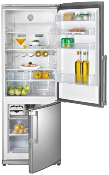 Teka NFE1 420 freestanding A+ Stainless steel fridge-freezer