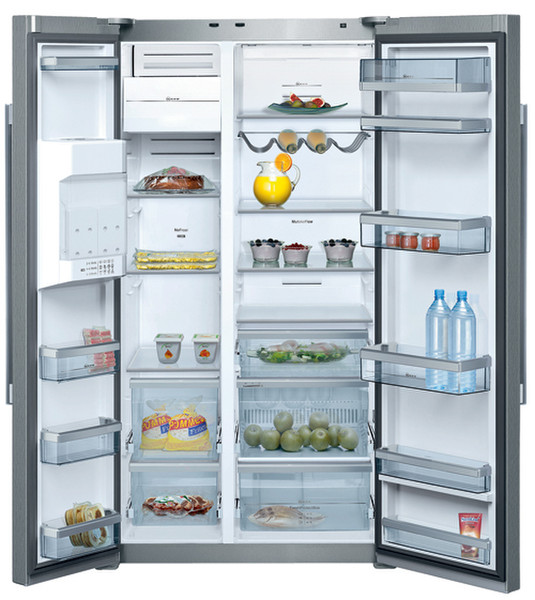 Neff K5930 freestanding Stainless steel side-by-side refrigerator