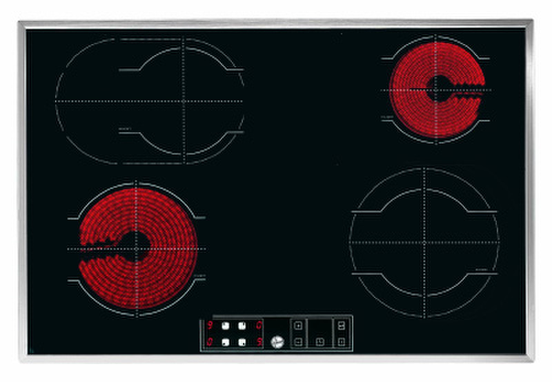 Hoover HVH 750 Встроенный Induction hob Черный