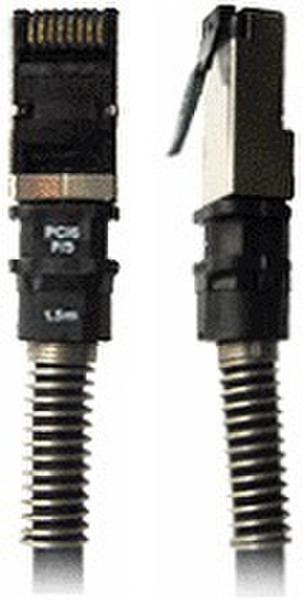 PatchSee PCI6-U/2 0.6m Black networking cable