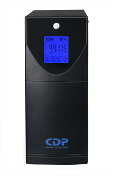 CDP B-SMART1508 1500VA 8AC outlet(s) Schwarz Unterbrechungsfreie Stromversorgung (UPS)