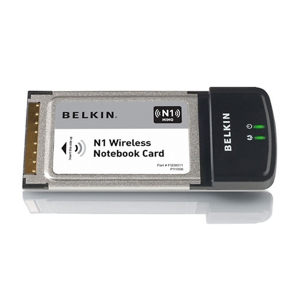 Belkin N1 Wireless Notebook Card 0.293Mbit/s networking card