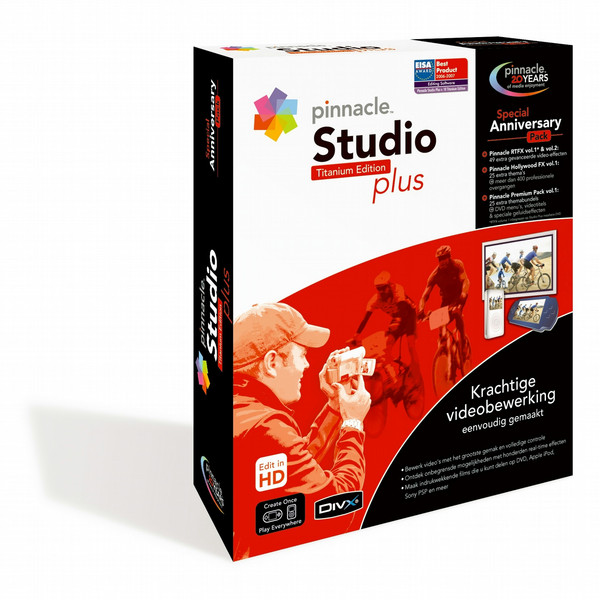 Pinnacle Studio Plus Titanium Edition Anniversary Pack, NL