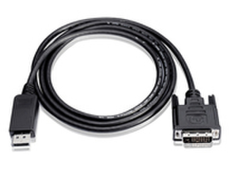 Microconnect DPDVIMM100 1m DisplayPort Black video cable adapter