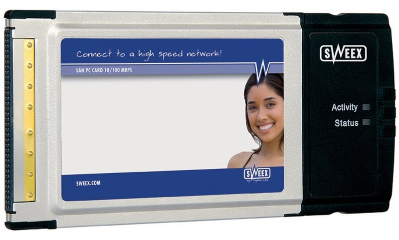 Sweex Wireless LAN PC Card 54 Mbps eXtended Range