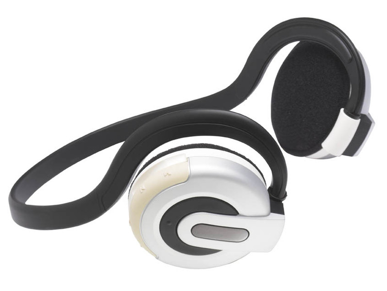Iqua Wireless Headset BHS-701 Binaural Bluetooth Silber Mobiles Headset