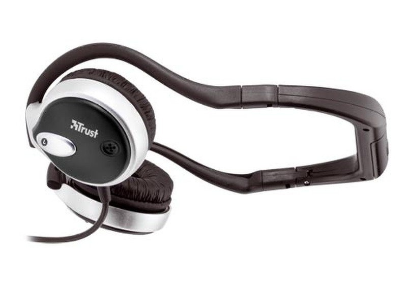 Trust Noise Cancelling Headphones HS-0600p Черный, Cеребряный Полноразмерные наушники