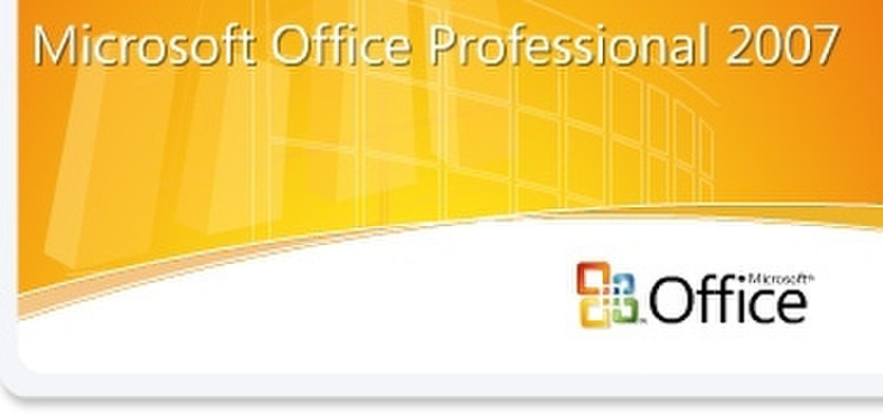 Microsoft Office Professinal 2007. Version Upgrade 1Benutzer Englisch