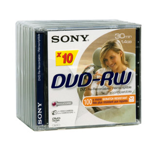 Sony DVD-RW 10pk 10DMW30AJ