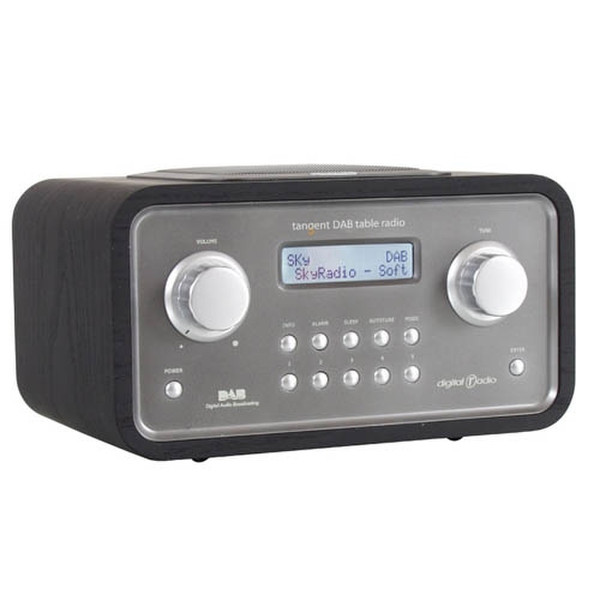 Tangent DAB Table Radio - Black Портативный Черный радиоприемник