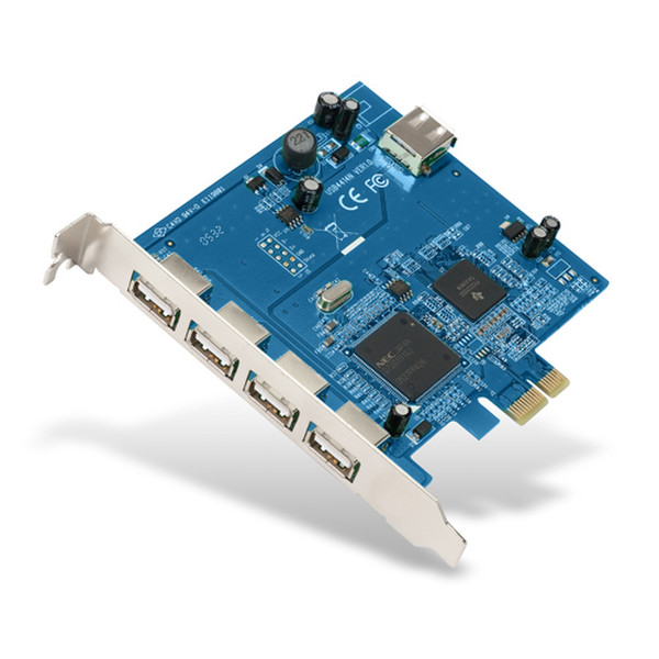 Belkin USB 2.0 5-Port PCI Express Card USB 2.0 интерфейсная карта/адаптер