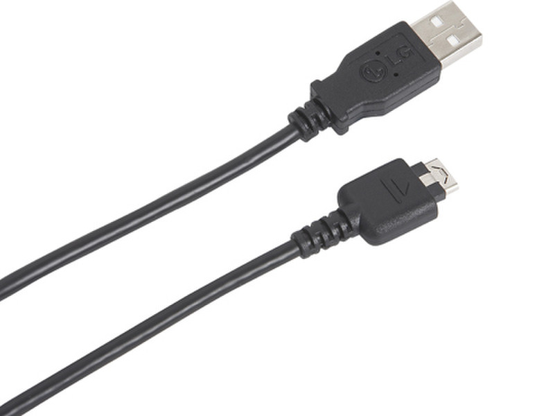 LG USB Cable for KG800 Черный дата-кабель мобильных телефонов