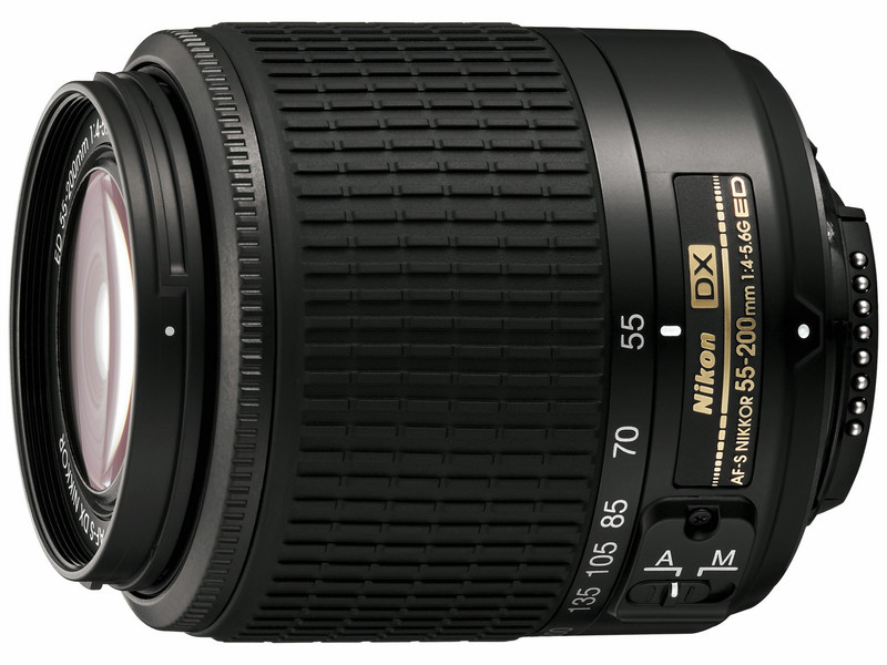 Nikon AF-S DX Zoom-Nikkor 55-200mm f/4-5.6G ED SLR Standard zoom lens Black