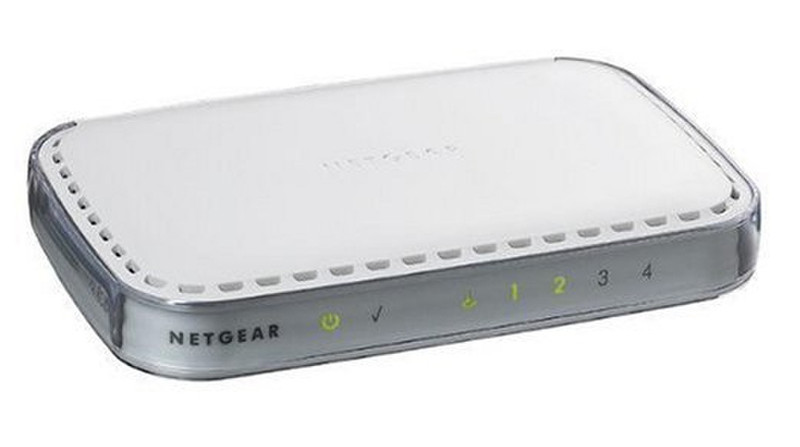 Netgear RP614 Подключение Ethernet Белый, Cеребряный проводной маршрутизатор