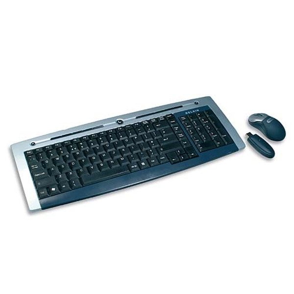 Belkin Wireless Slim keyboard and Mini Optical mouse RF Wireless Tastatur