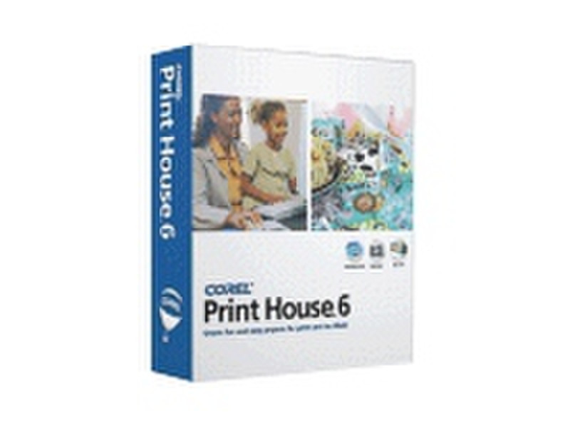 Corel Print House 6 Intl FR DE CD for Windows98 2000 NT ME