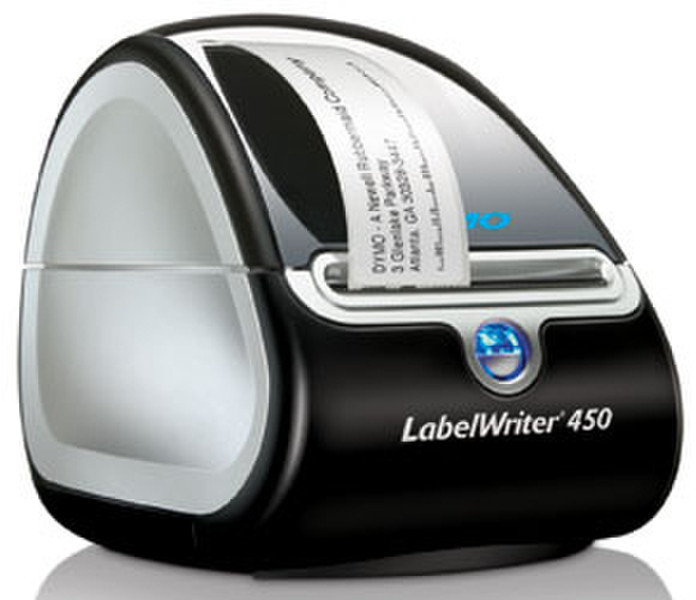 DYMO LabelWriter 450 Direkt Wärme 600 x 300DPI Schwarz, Silber Etikettendrucker