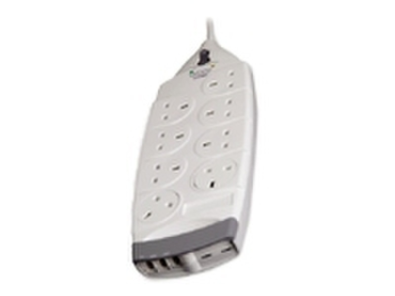 Belkin SurgeMaster Maximum Series - Surge suppressor ( external ) - AC 250 V - 8 Output Connectors 1AC outlet(s) 250V 2m white surge protector