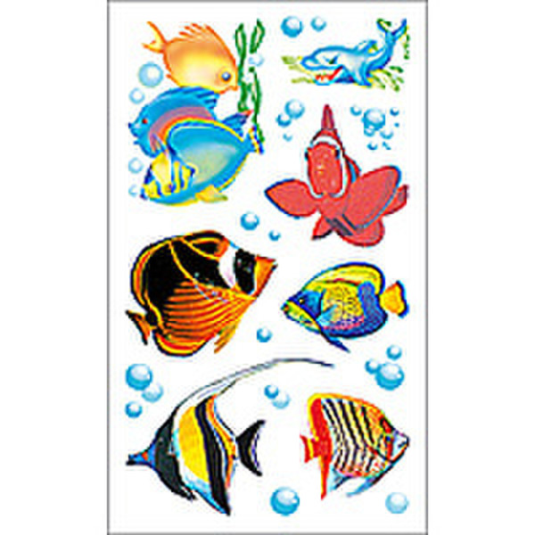 HERMA Tattoos Colour Art fish 1 sheet Dekorativer Aufkleber