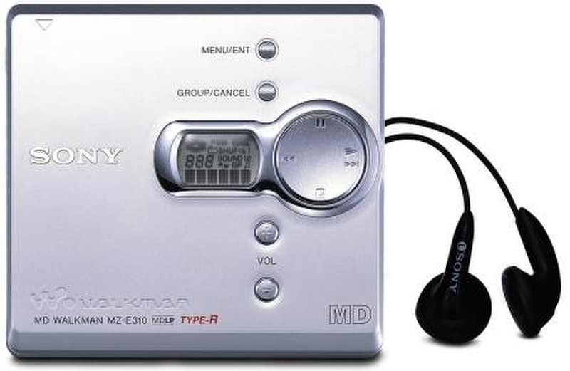 Sony Portable minidisc player Portable minidisc player Cеребряный