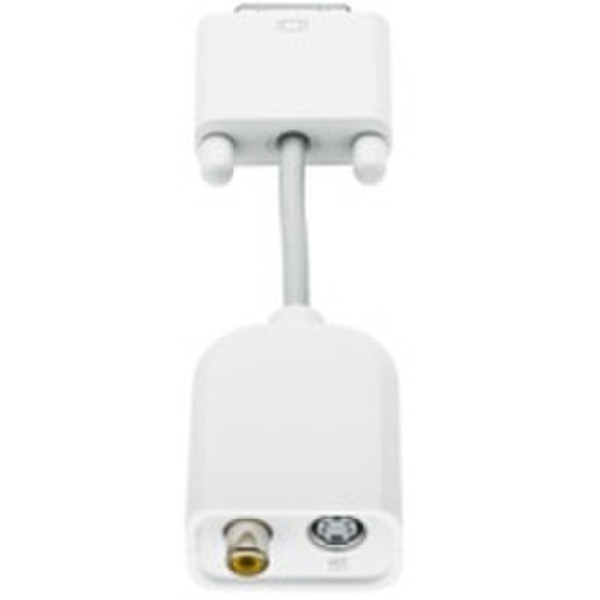 Apple DVI to Video Adapter White cable interface/gender adapter