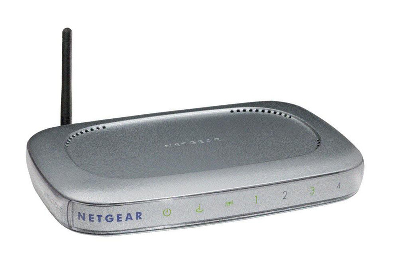 Netgear WGR614 Fast Ethernet Серый, Cеребряный wireless router