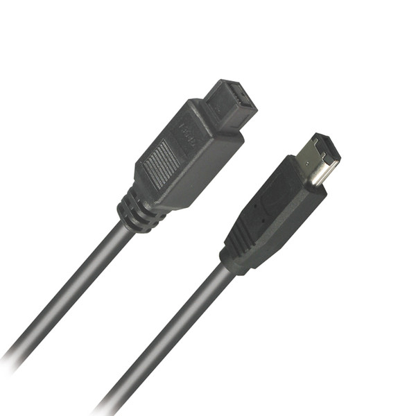 APM 571544 1.8m Black firewire cable