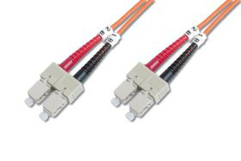 Uniformatic Multimode 50µ SC/SC 1.0m 1m SC SC Orange fiber optic cable