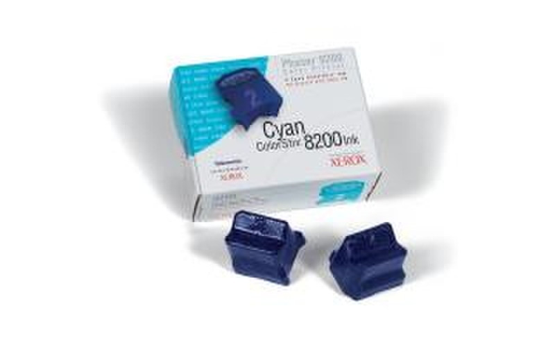 Xerox Genuine 2 Cyan ColorStix® 8200 Ink 2800страниц 2шт чернильный стержень