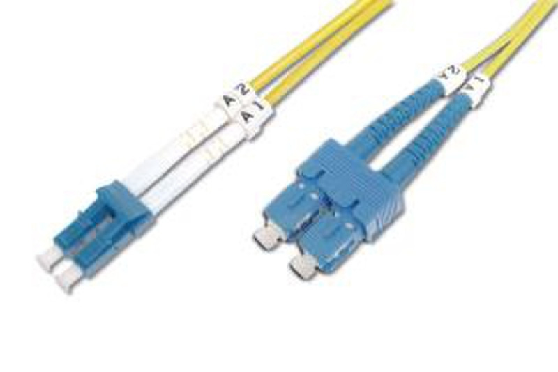 Uniformatic Monomode 9µ LC-SC 1.0m 1m LC SC Yellow fiber optic cable