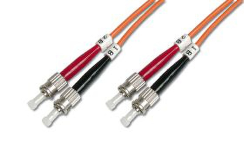 Uniformatic Multimode 62.5µ ST/ST 3.0m 3m ST ST Orange fiber optic cable