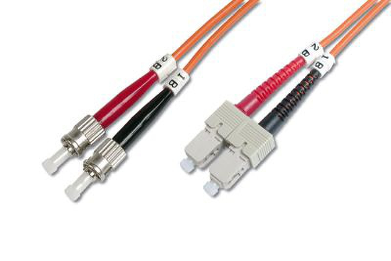 Uniformatic 62.5µ ST/SC 3.0m 3m ST SC Orange Glasfaserkabel