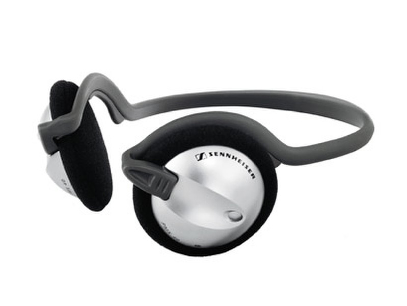 Apple Sennheiser PMX40 Neckband headphones Стереофонический Проводная Черный, Cеребряный гарнитура мобильного устройства
