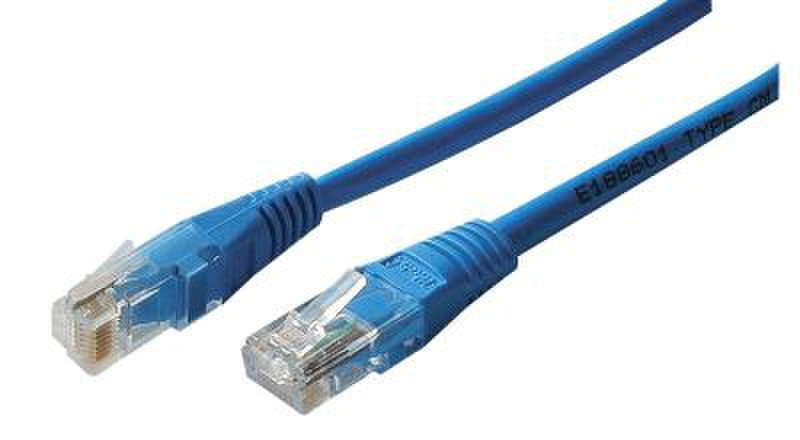 Uniformatic 20200 0.5m Blue networking cable