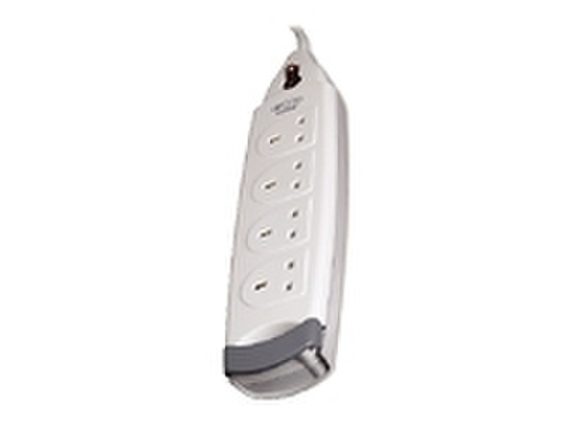 Belkin SurgeMaster Home Series - Surge suppressor ( external ) - AC 250 V - 4 Output Connectors 4AC outlet(s) 250V 2m white surge protector