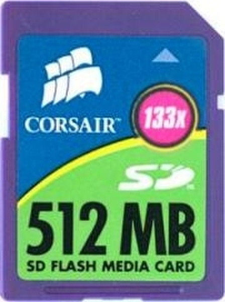 Corsair Secure Digital 133x 512MB 0.5GB SD Speicherkarte