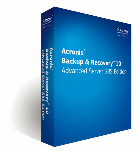 Acronis Backup & Recovery Advanced Server SBS Edition UR AAP ALP 5000-12499 FR
