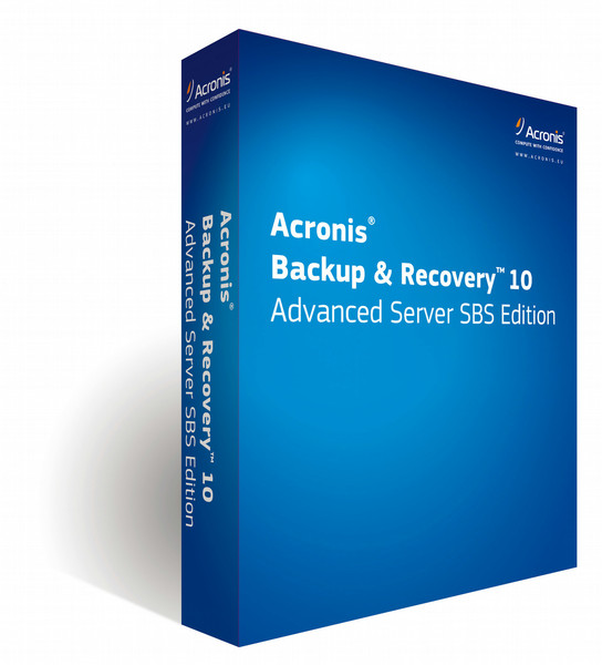 Acronis Backup & Recovery Advanced Server SBS Edition UR AAS EALP 50-499 FR