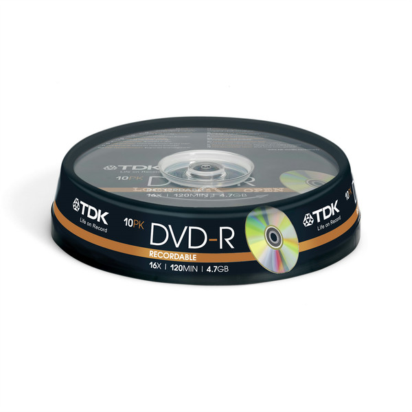 TDK 10 x DVD-R 4.7GB 4.7GB DVD-R 10pc(s)