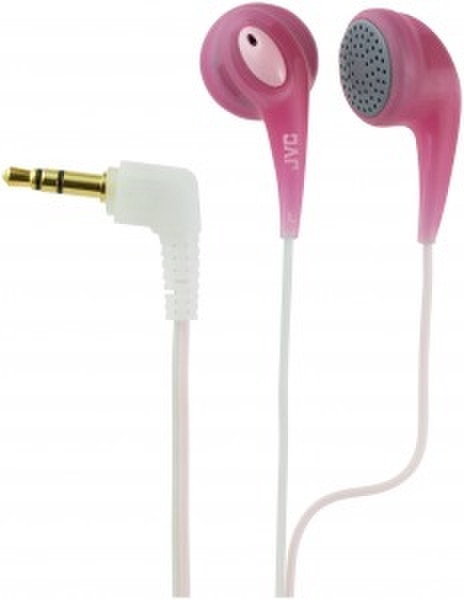 JVC Gumy Headphones, Peach Pink Pink Intraaural headphone