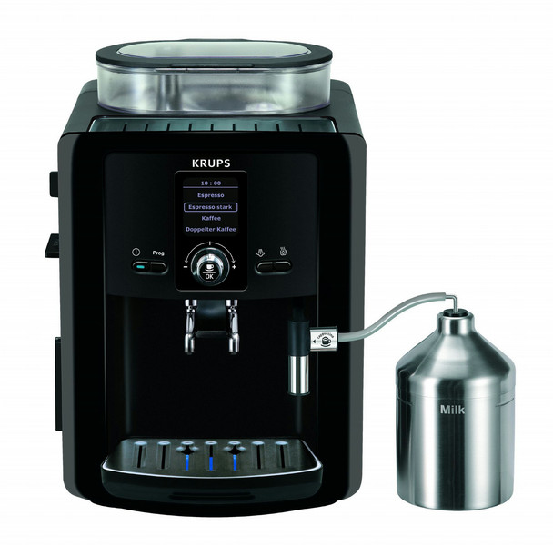 Krups EA8080 Espresso machine 1.8л Черный кофеварка