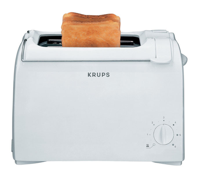 Krups ToastControl Classic C F 151 70 2Scheibe(n) 700W Weiß Toaster