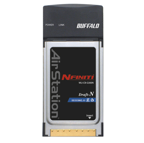 Buffalo WLI-CB-G300N Wireless-N Notebook Adapter Eingebaut 270Mbit/s Netzwerkkarte