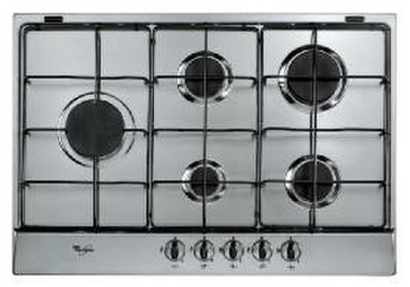 Whirlpool AKR315/IX Встроенный Gas hob Нержавеющая сталь плита